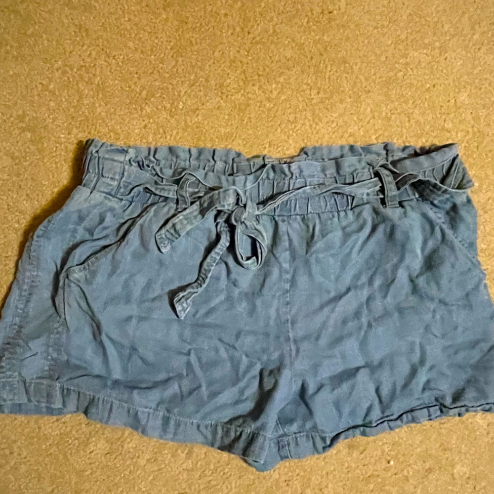 Jolt High Waist Blue Shorts